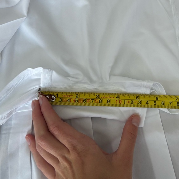 NWT Alo Yoga White Varsity Tennis Skirt Large - Picture 6 of 6